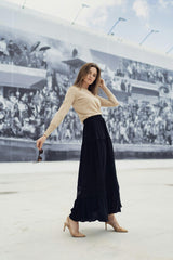 EYELET SKIRT