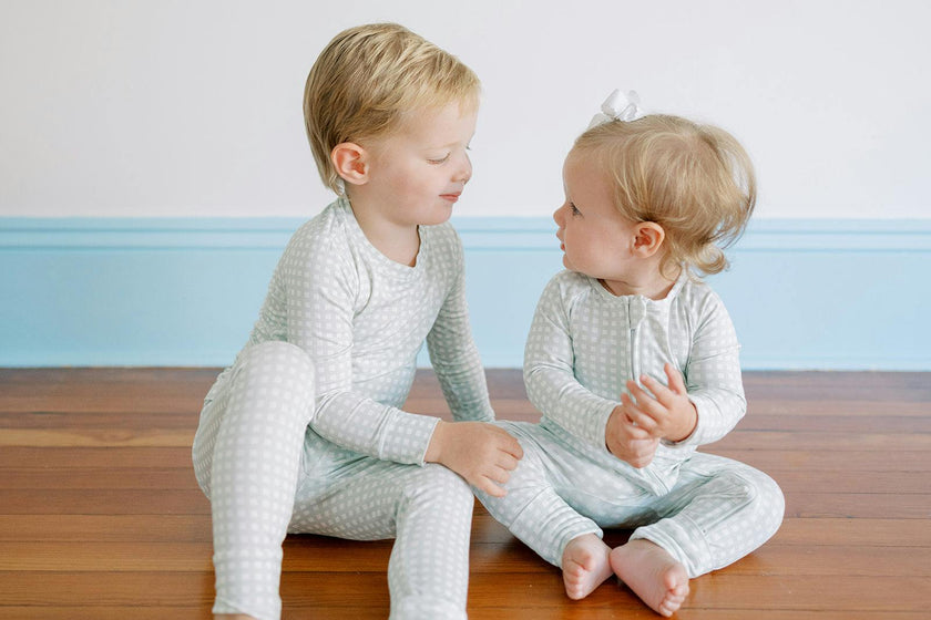 Sleep Romper - Gingham