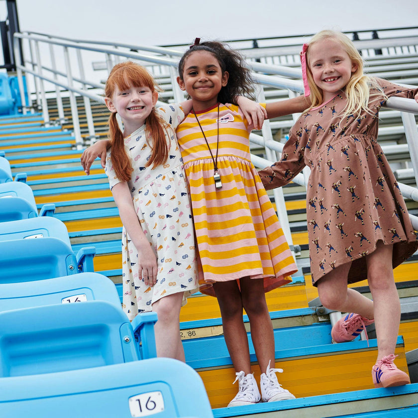 Playground Long Sleeve Dress, Football Player