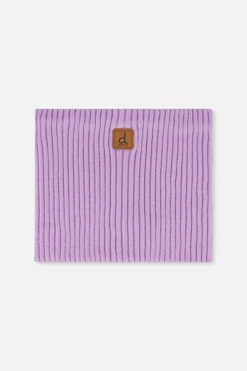 Baby Ribbed Knit Neckwarmer Lavender