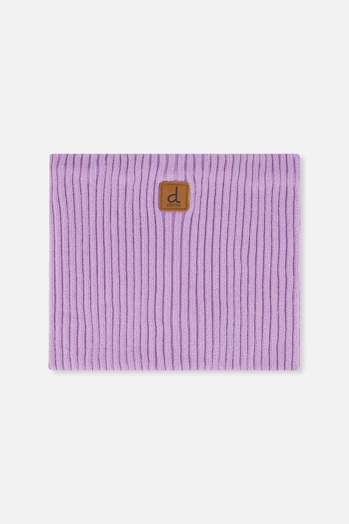 Baby Ribbed Knit Neckwarmer Lavender