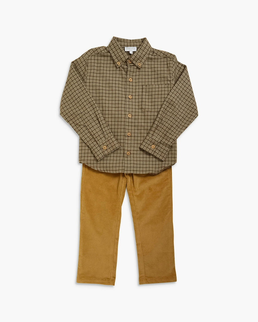 Theodore Pants Camel Corduroy