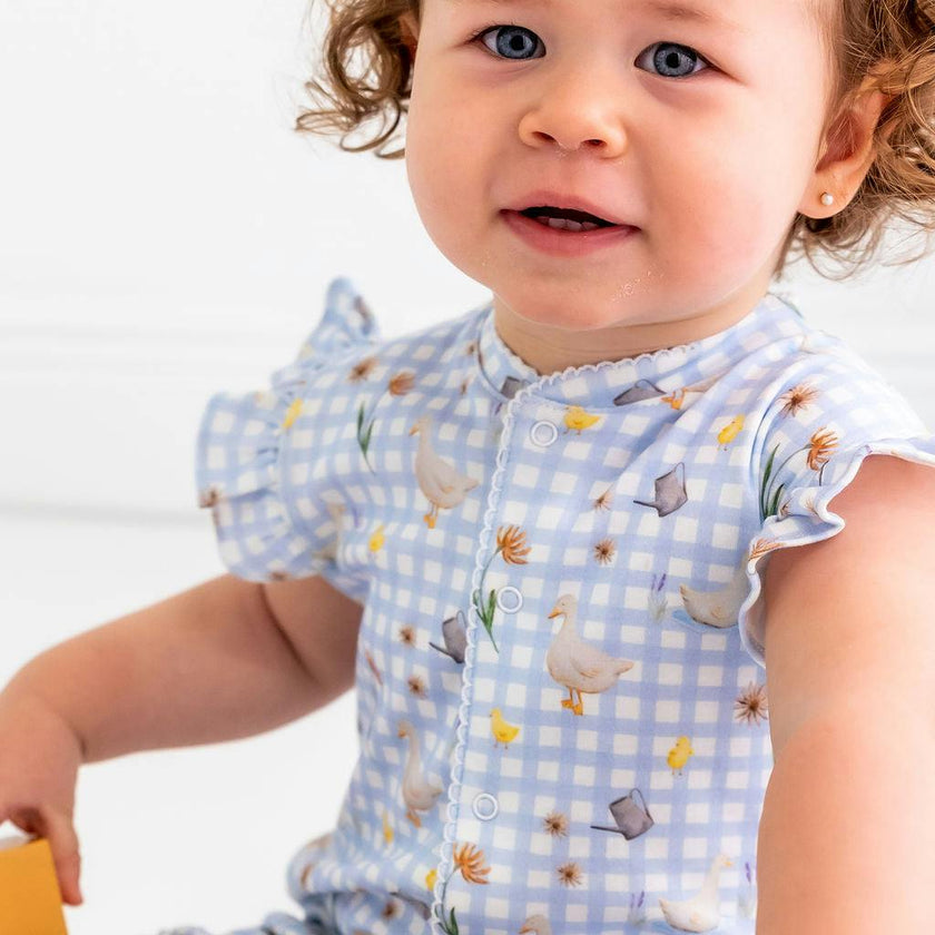 Duck & Goose Pima Cotton Short Romper