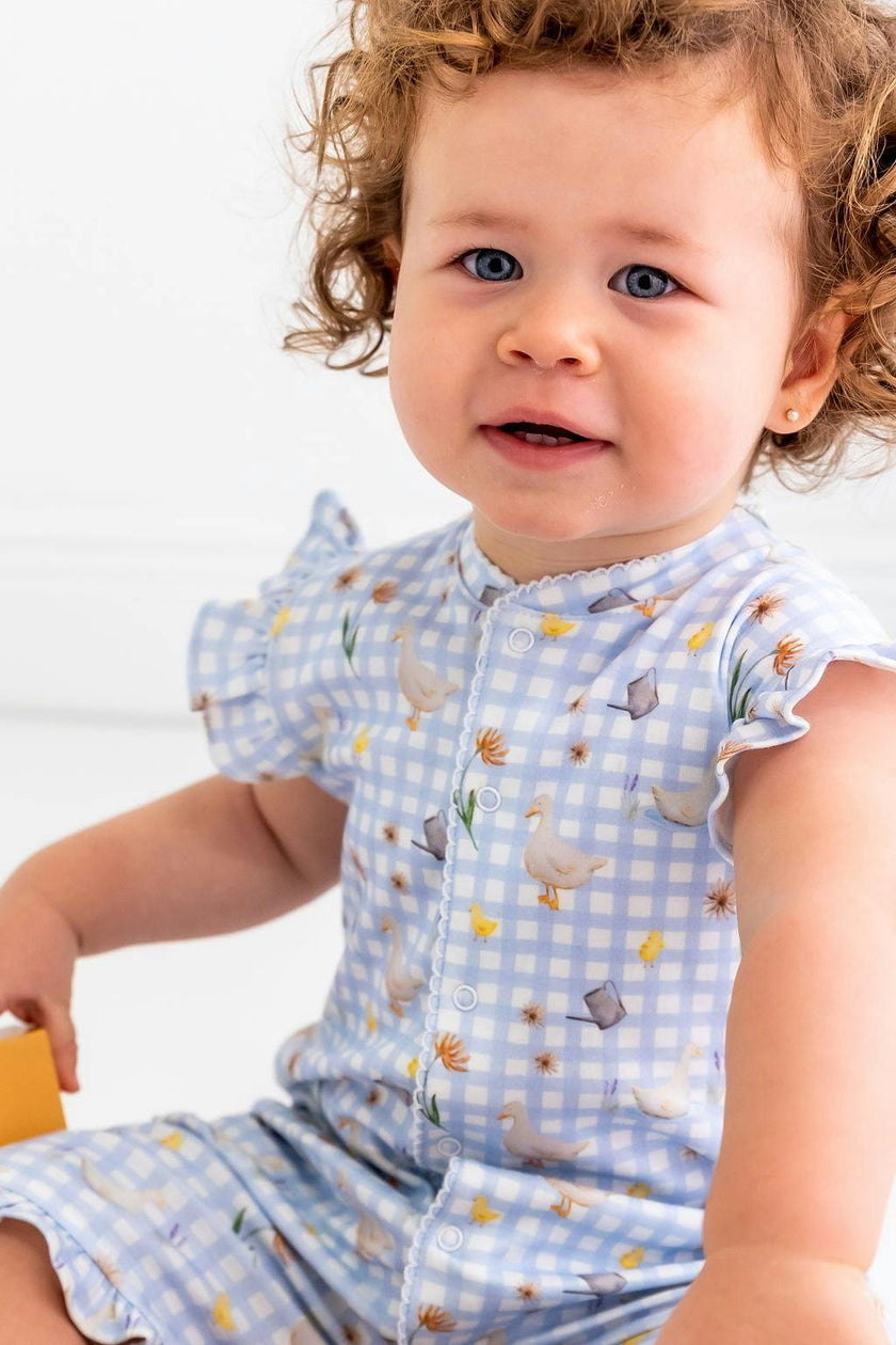 Duck & Goose Pima Cotton Short Romper