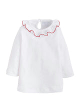 Caroline Knit Blouse - Red