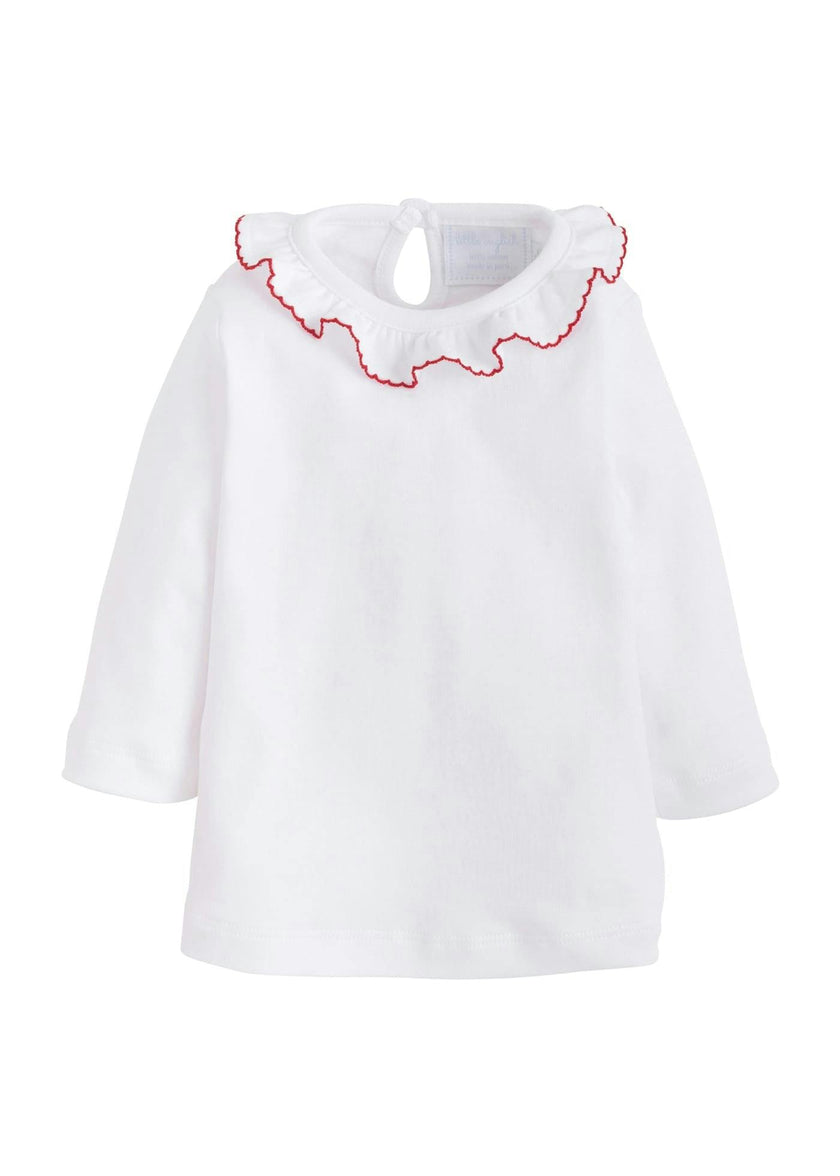 Caroline Knit Blouse - Red
