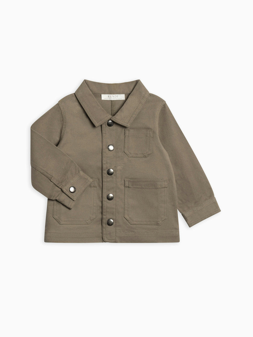 Denver Twill Chore Jacket - Chestnut