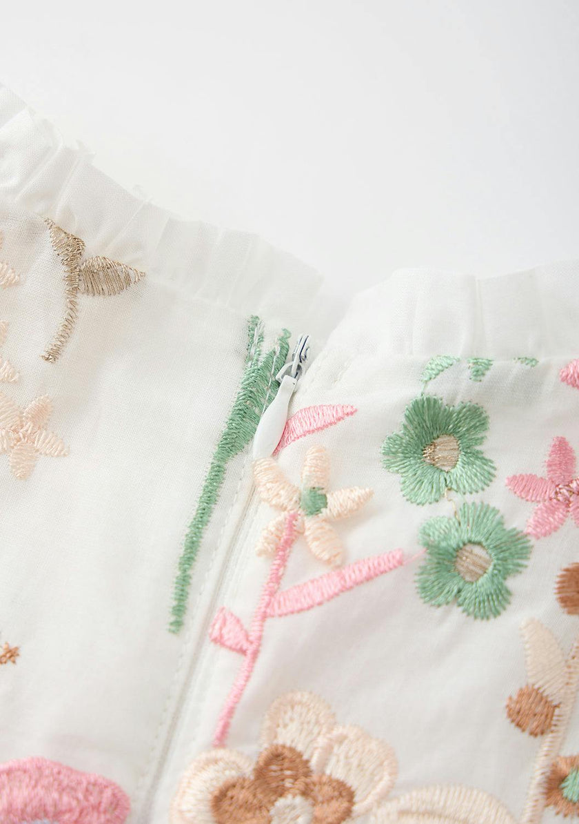 Everly Embroidered Maxi Dress