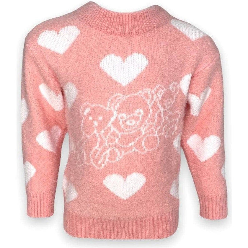 I Love Teddy Bears Knit Sweater
