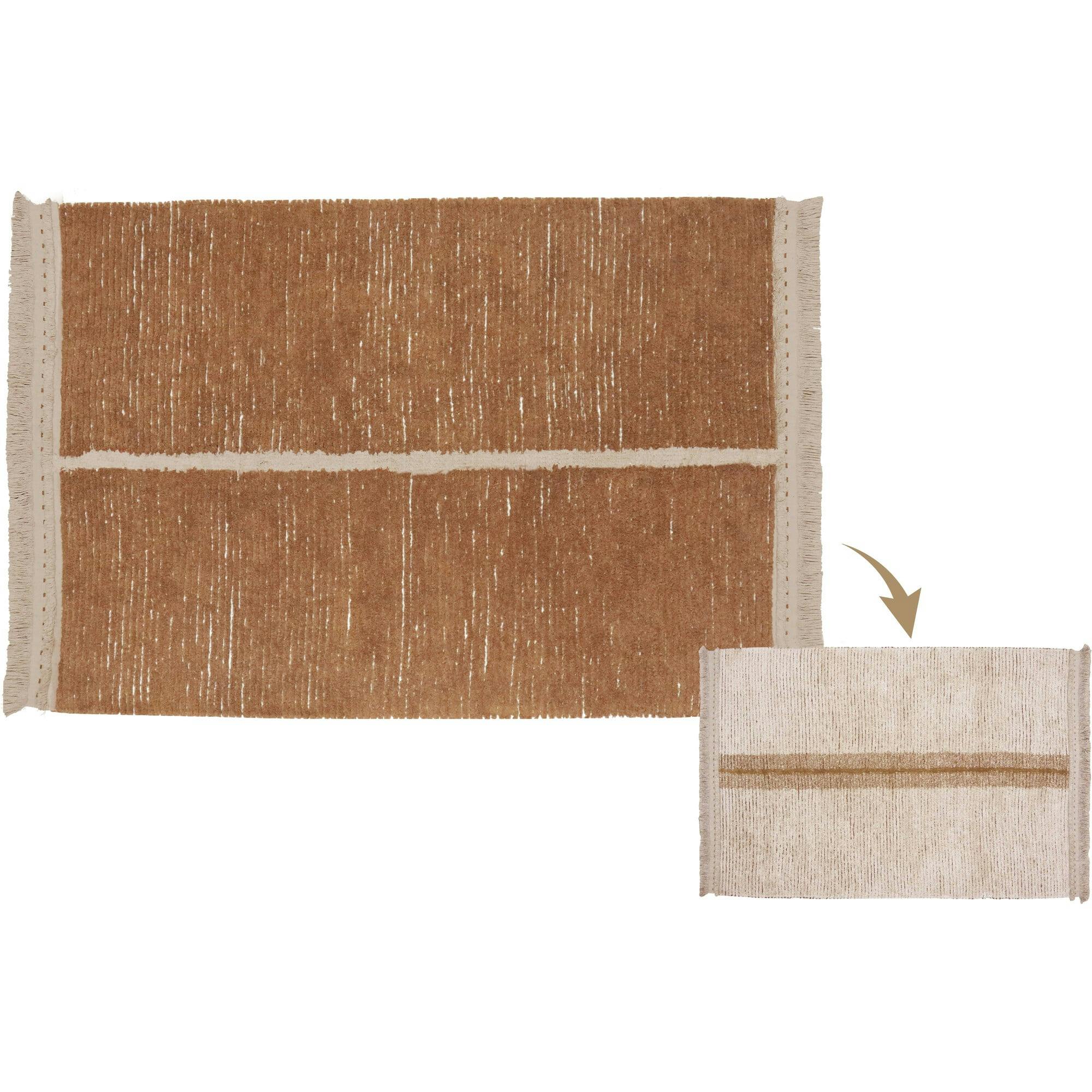 Duetto Reversible Rug, Brown