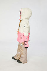 Two Piece Teknik Snowsuit Off-White And Pink