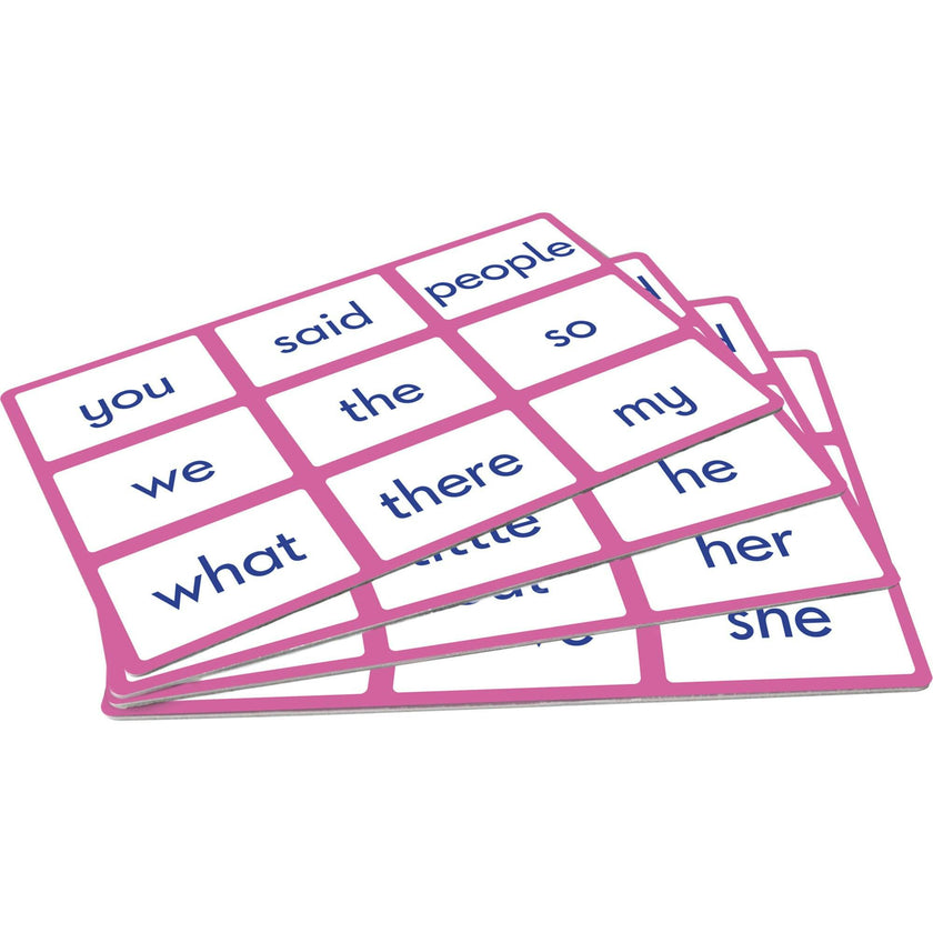 Tricky Word Bingo Educational Learning Game