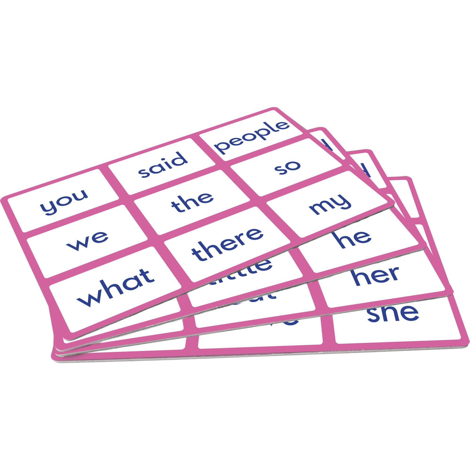 Tricky Word Bingo Educational Learning Game