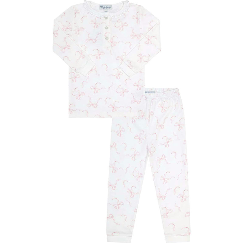 Charming Bows Print Pajamas