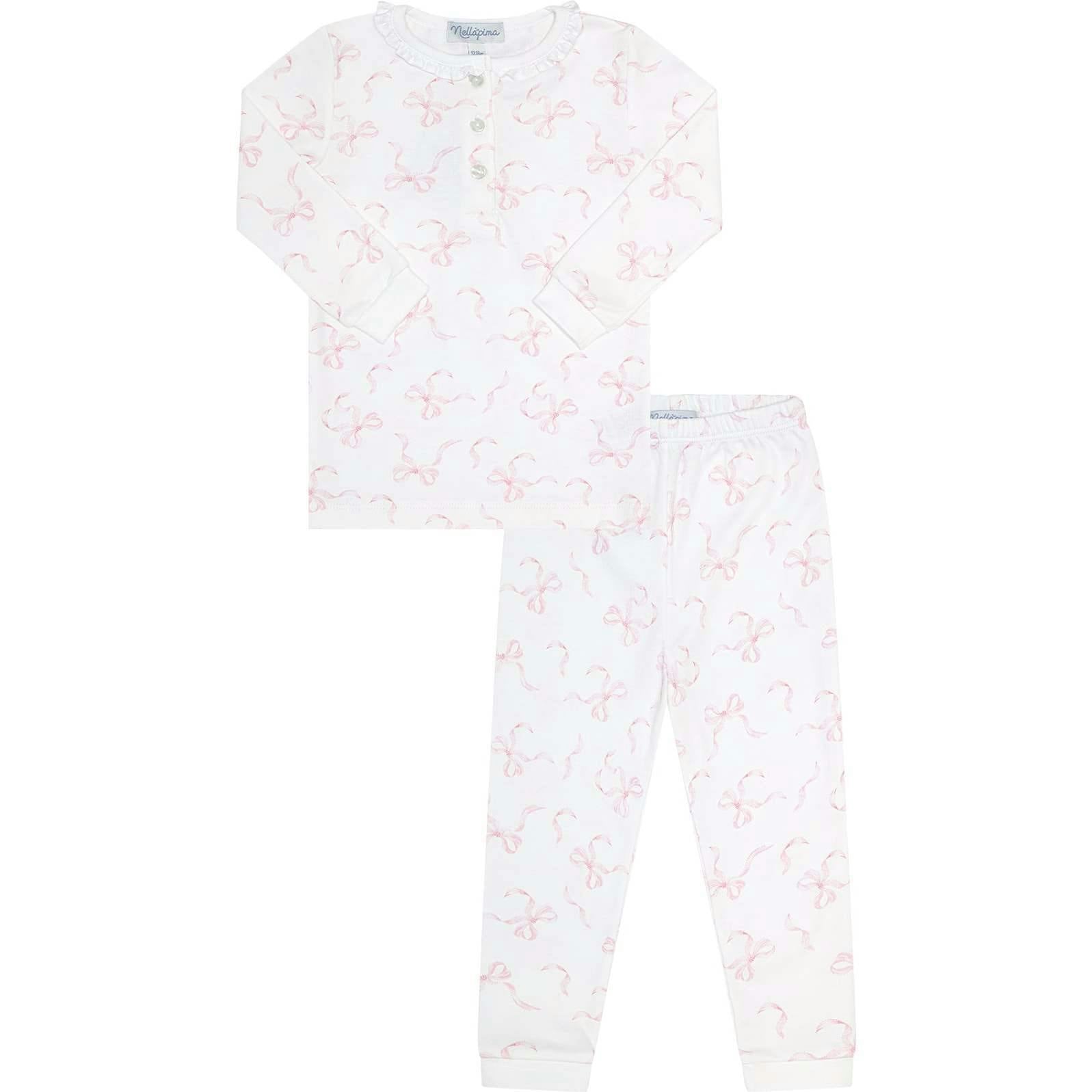 Charming Bows Print Pajamas