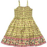 Smock Button Front Tiered Dress