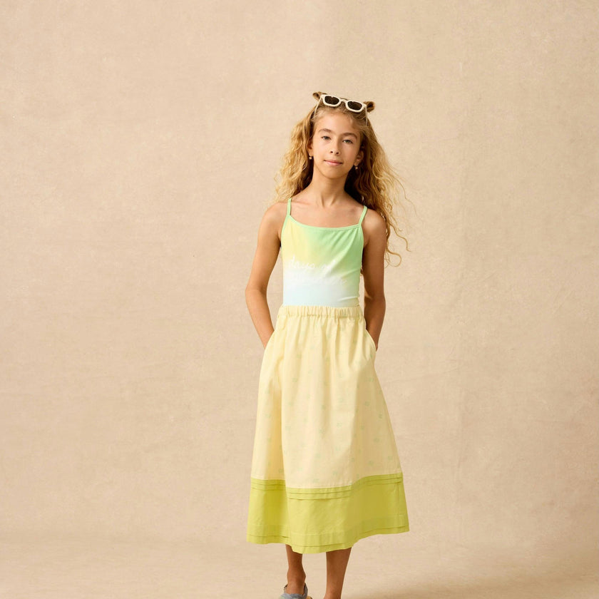 Organic Picnic Skirt in Buttercup