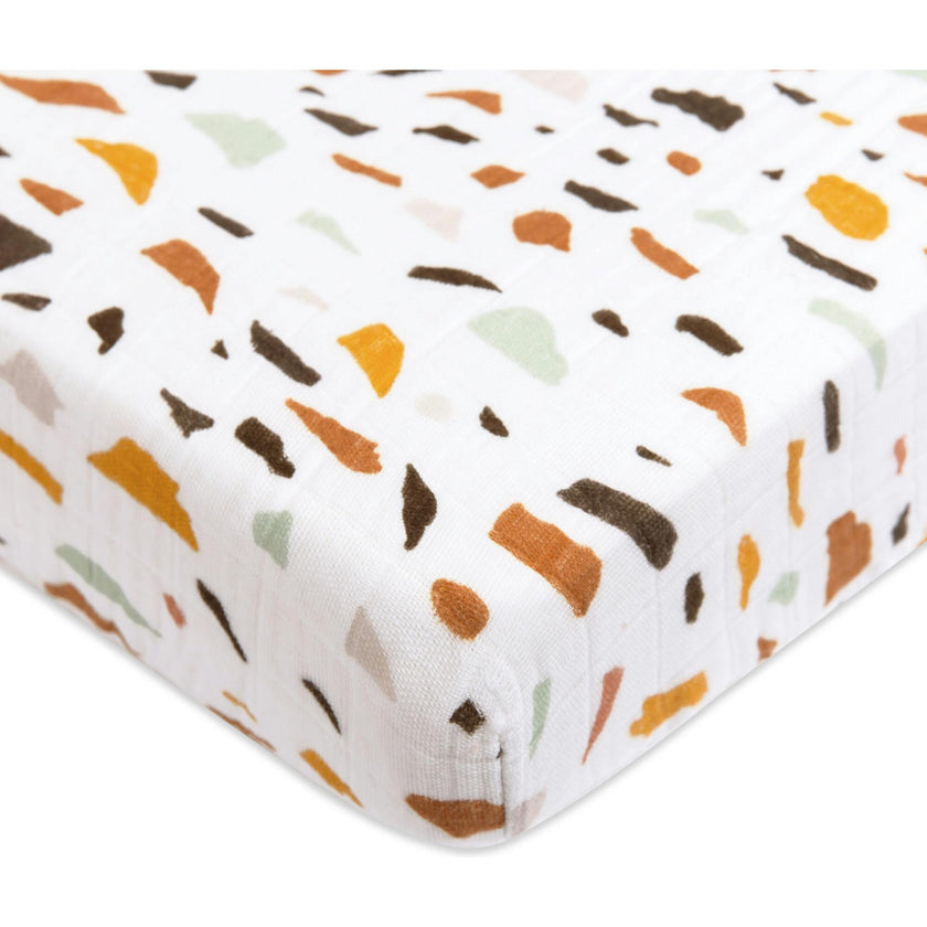 Organic Muslin Cotton Mini Crib Sheet