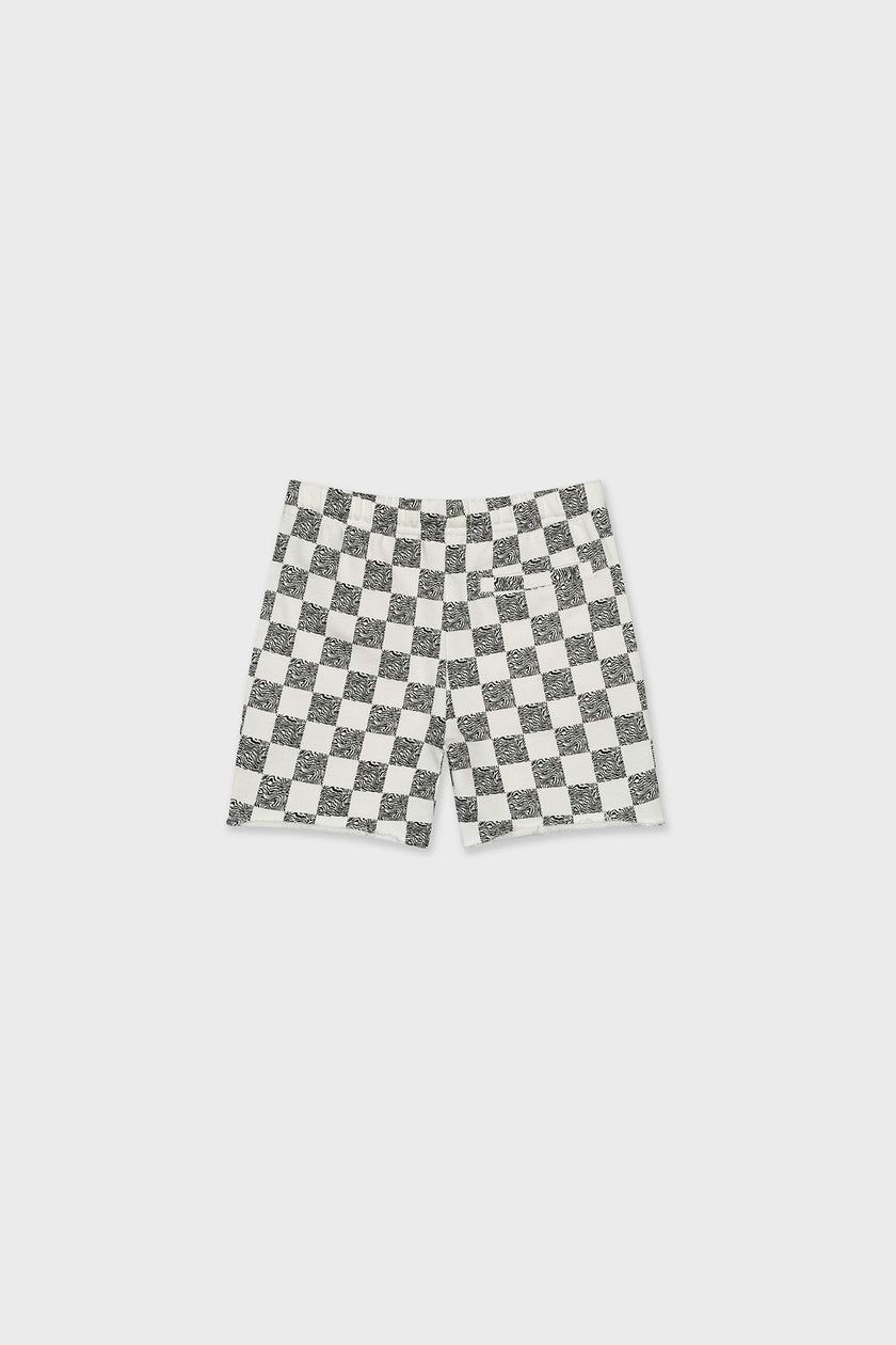 Cotton Sweat Short With Raw Hem