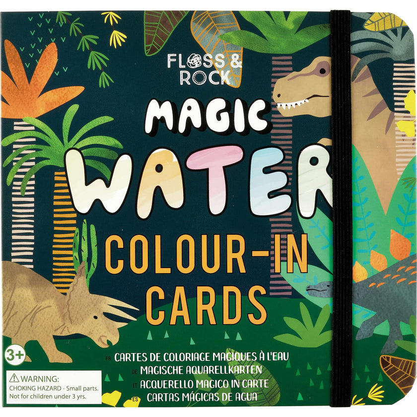 Dinosaur Magic Water Color-In Cards