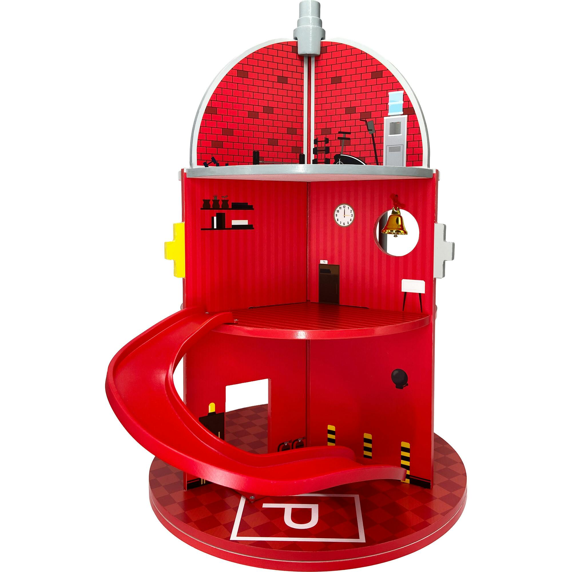 3-Story Fire Station Playset with 25 Figurines and Furnishings