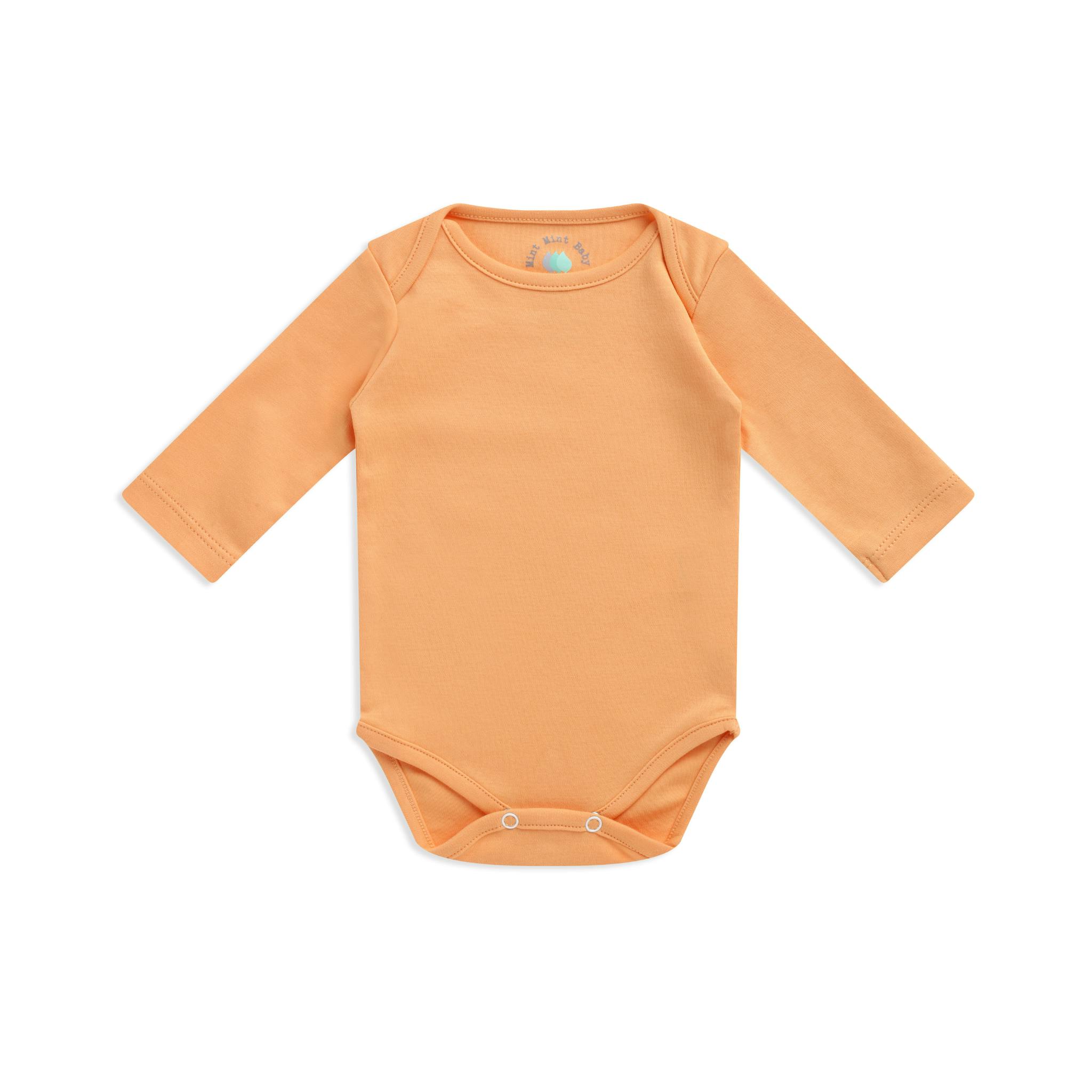 Peach Long sleeve bodysuit