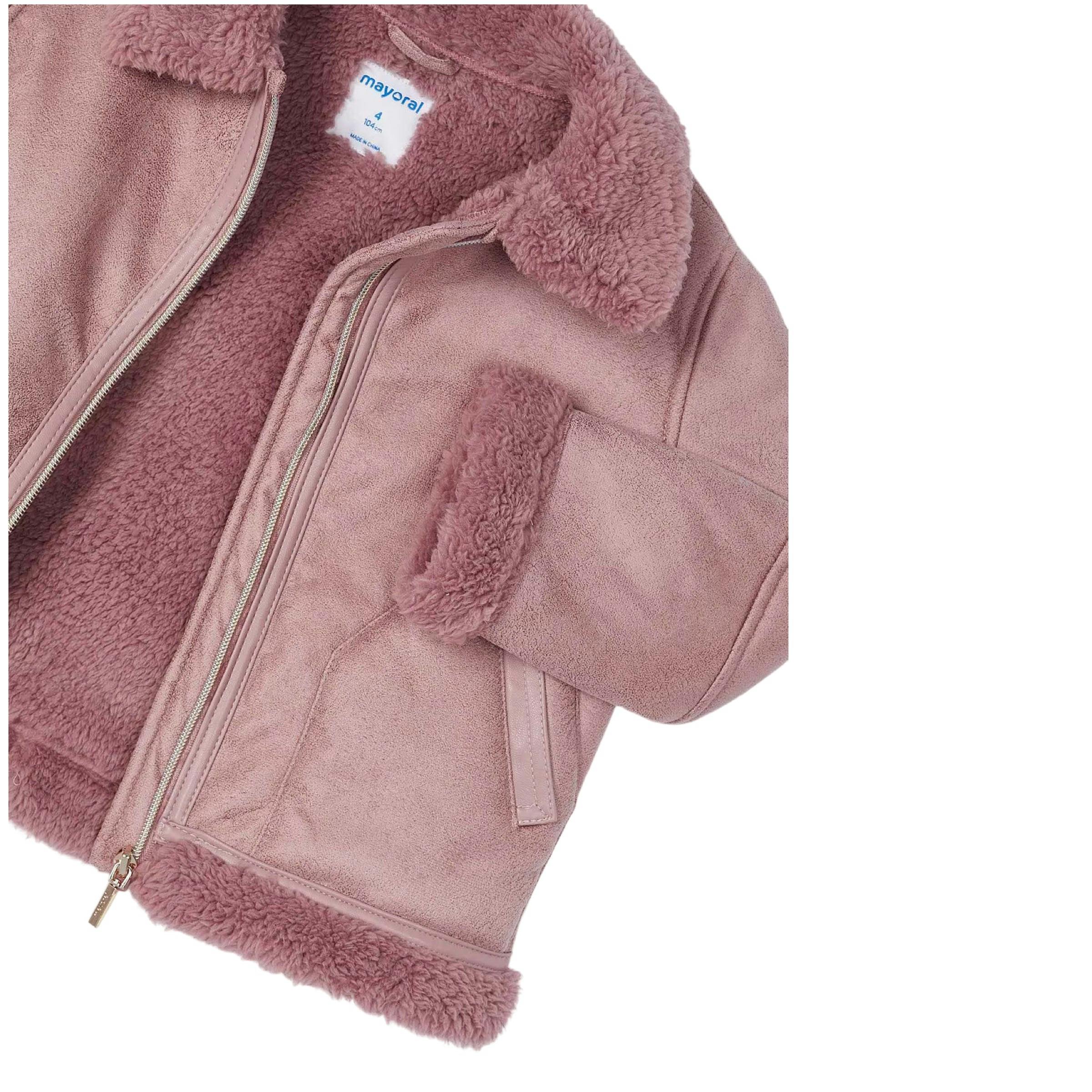 Pink Rose Quilted Flight Jacket
