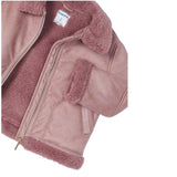Pink Rose Quilted Flight Jacket