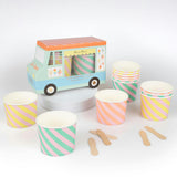 Ice Cream Cups & Spoons