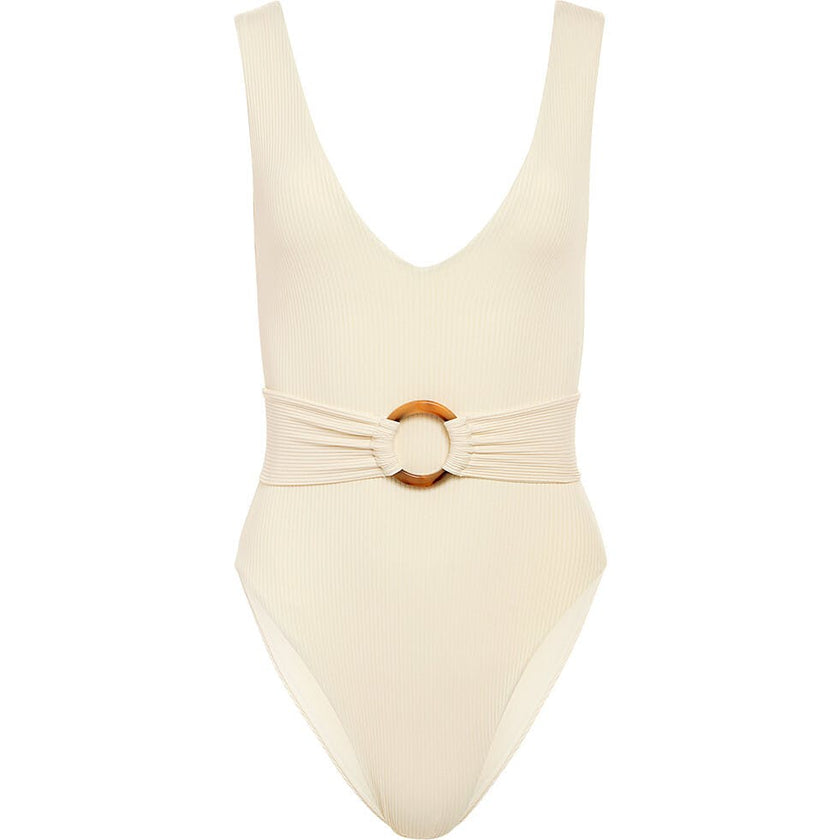 Women's Cream Rib Kim One-Piece