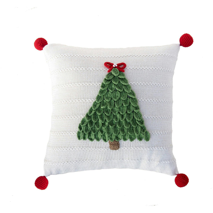 Christmas Leaf Tree Pillow