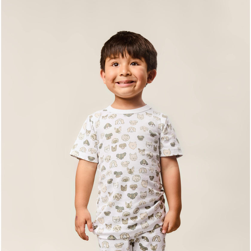 Mini Woof Squad Grey T-shirt