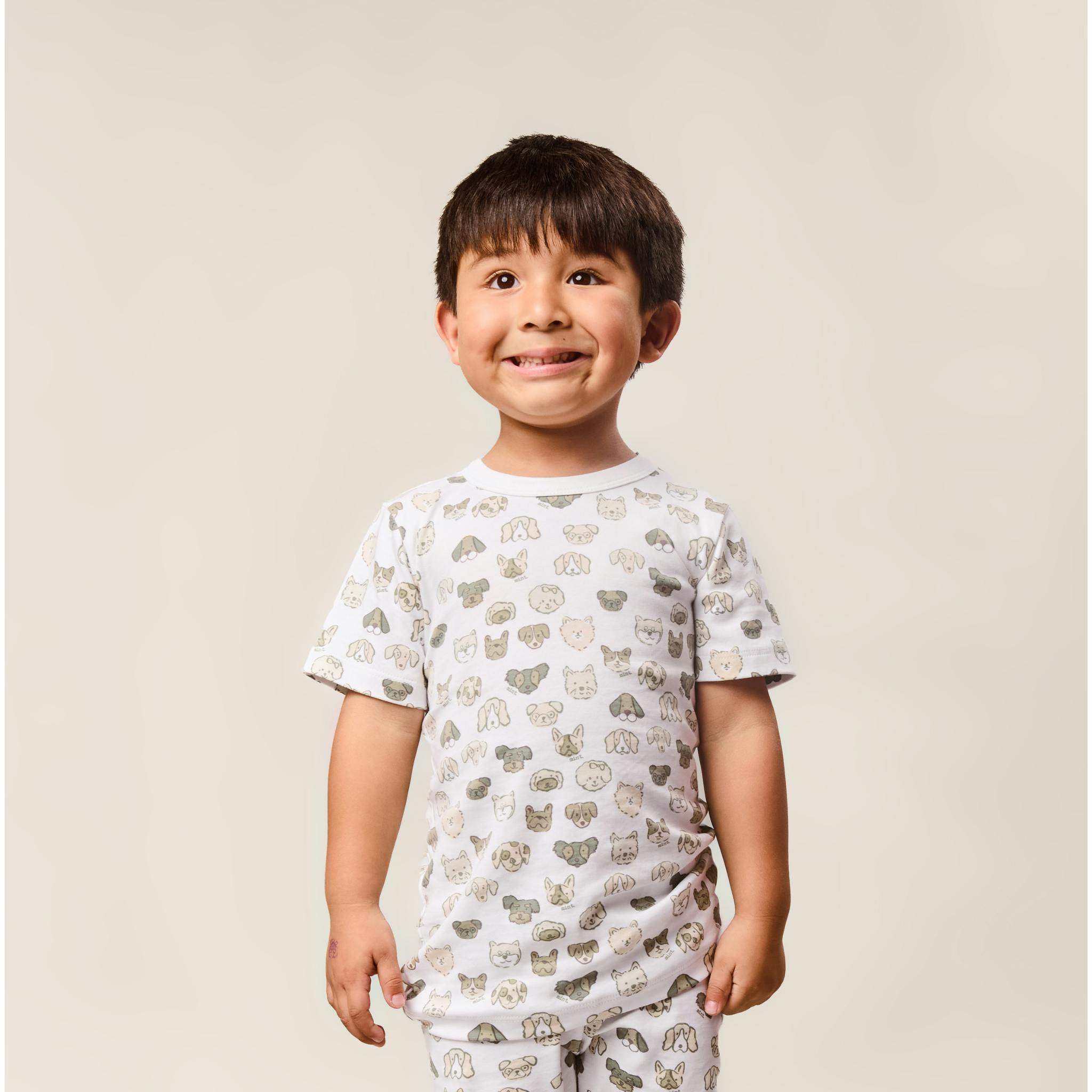 Mini Woof Squad Grey T-shirt