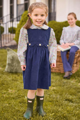 Button Panel Jumper - Navy Corduroy