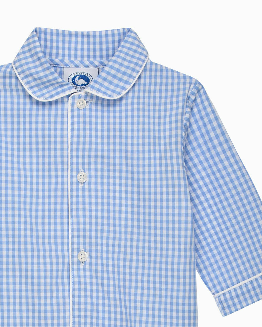 Gingham All-In-One in Blue