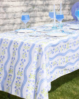 Coastal Tablecloth - washable tablecloth
