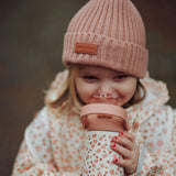 Knit Beanie Wide Rib | Sunset