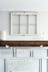 I Love You Garland (White)