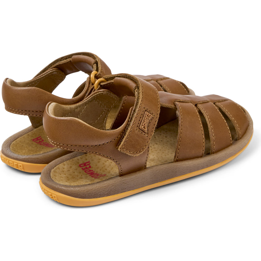 Bicho Leather Sandals, Brown