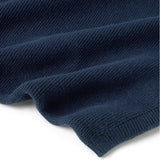 Baby Knit Overall, navy blue