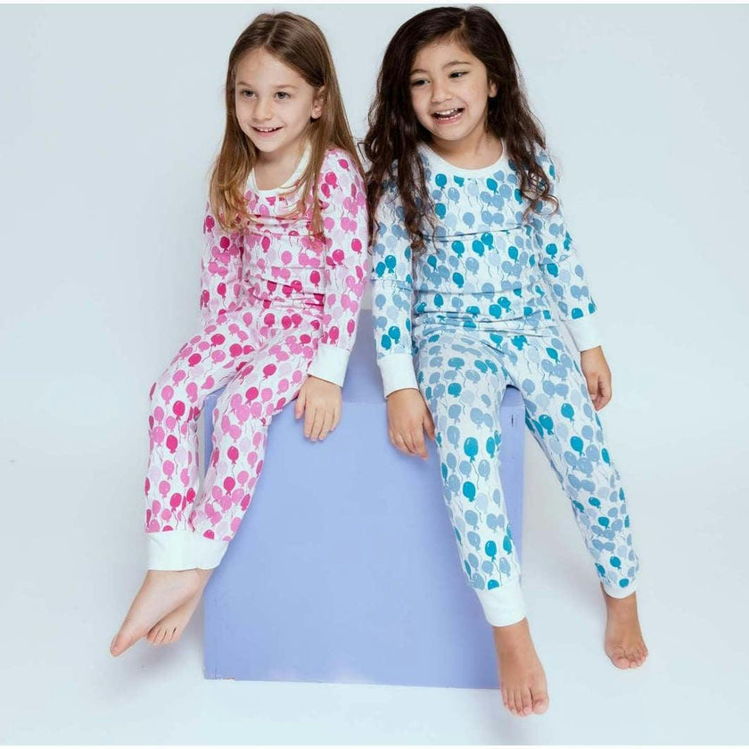 Print Long Sleeve Cuffed Pajamas