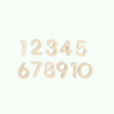 Wooden Numbers