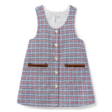 Houndstooth Twill Jumper, multicolor