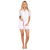 Women's Palm Tree Shirt & Boxer Short Set