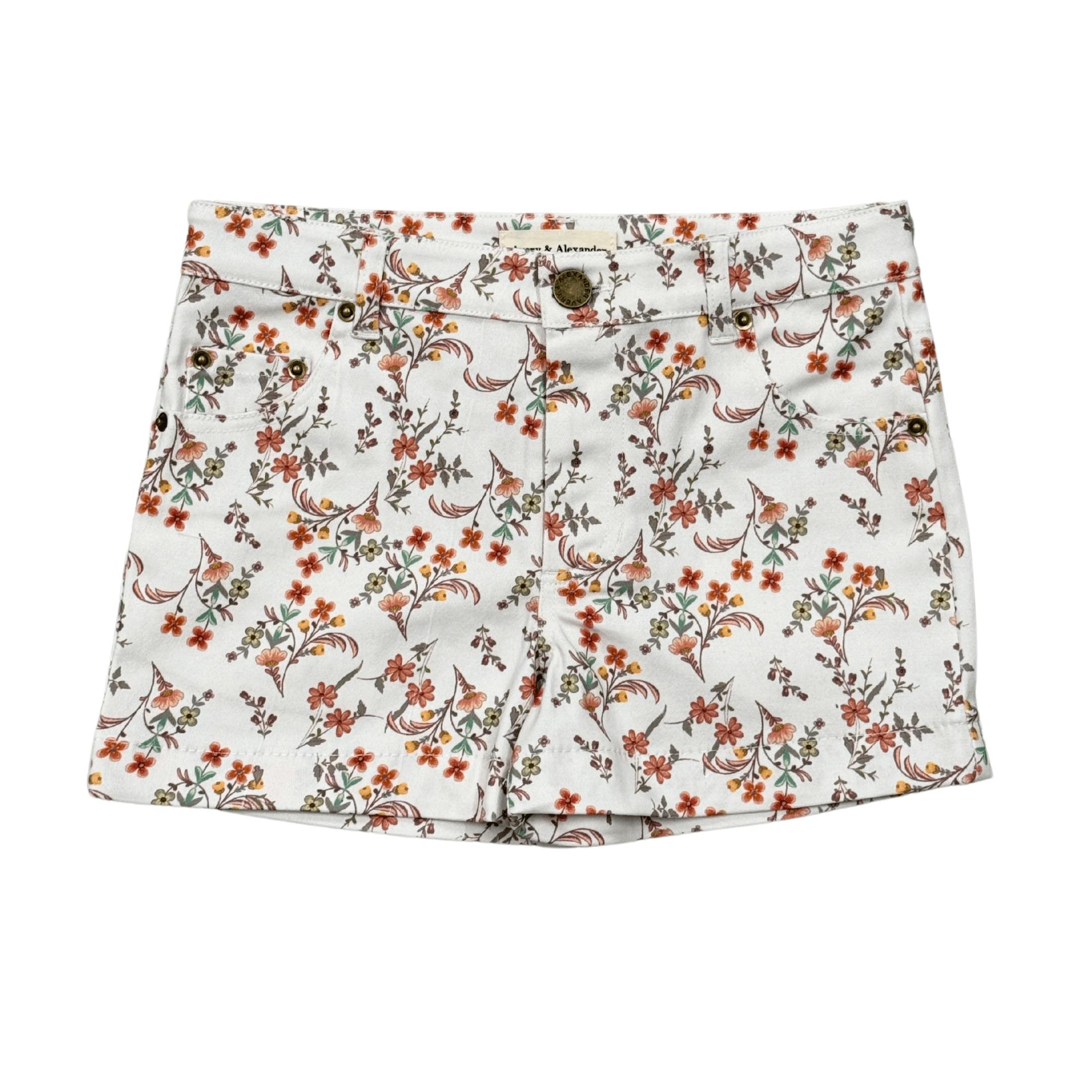 Girl's Printed Twill Shorts Ebba Viney Floral