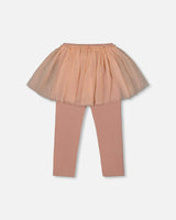 Leggings with Tulle Skirt
