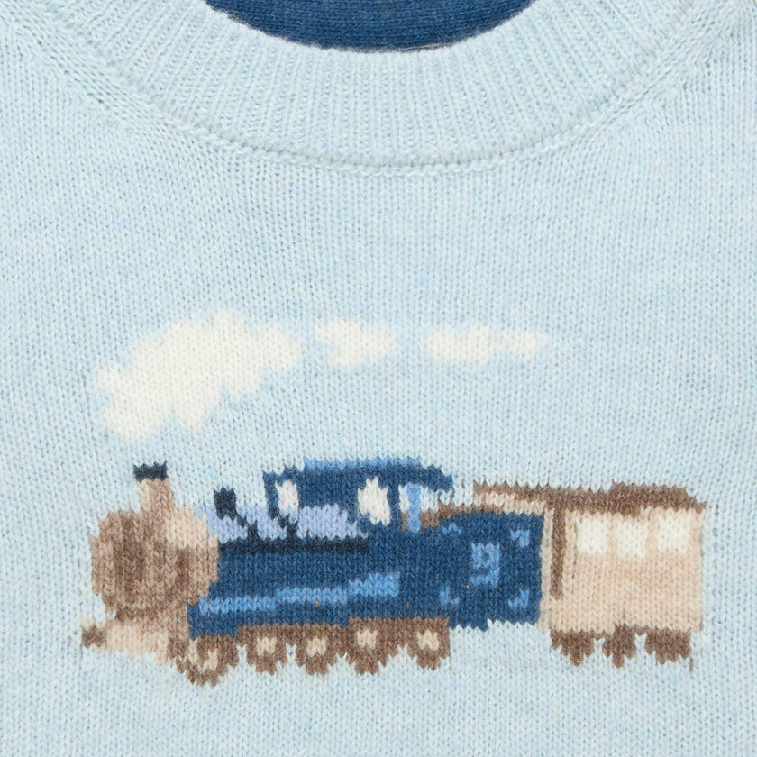 Baby Steam Train Sweater