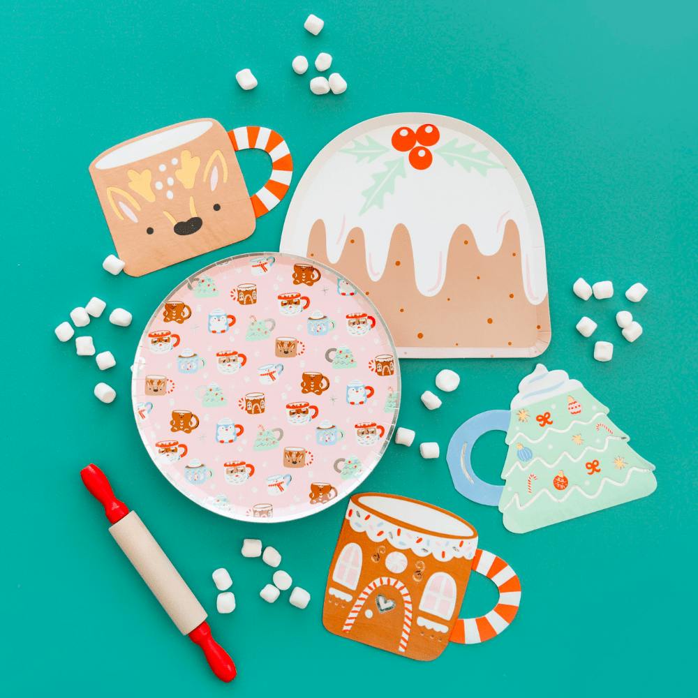 Baking Spirits Bright Gingerbread House Mug Large Napkins