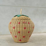 Strawberry Wicker Rattan Basket