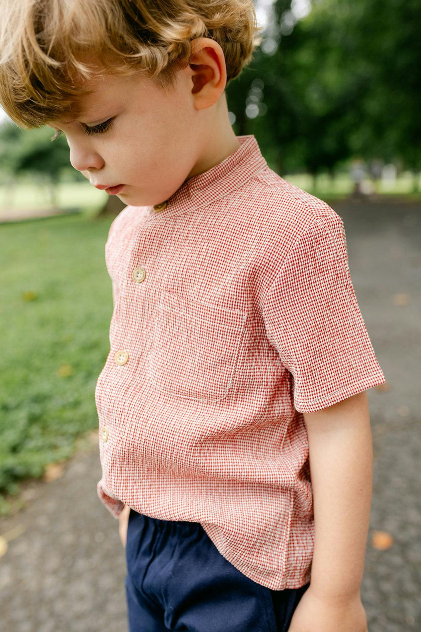 Baker Top - Red Gingham